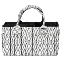 Sammy & Lou® Herringbone Felt Storage Caddy