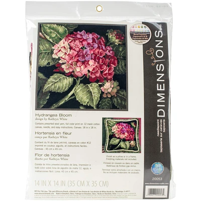 Dimensions® Hydrangea Bloom Needlepoint Kit