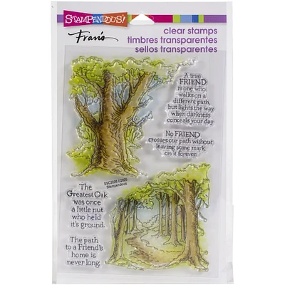 Stampendous® Perfectly Clear Forest Path Stamps