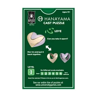 Hanayama Level 1 Cast Puzzle - Love