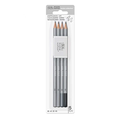 6 Pack: Winsor & Newton™ Studio Collection™ Graphite Pencil Set & Eraser