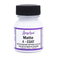 6 Pack: Angelus® 4-Coat Matte Urethane Clear Coat, 1oz.