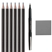 Hinkler Art Maker Masterclass Collection Drawing Techniques Kit