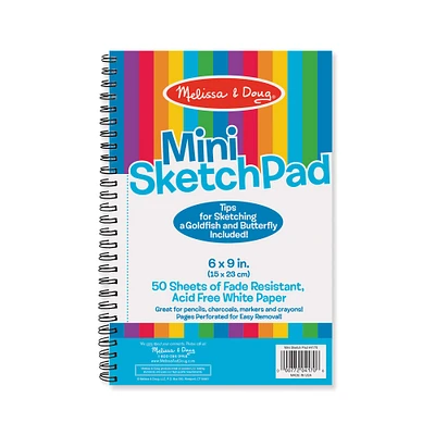 Melissa & Doug® Mini-Sketch Pad, 6" x 9"