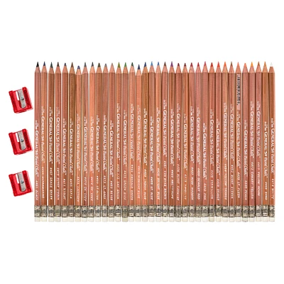 General's® MultiPastel® Chalk Pencil 36 Color Set