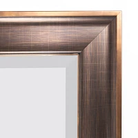 Head West® 34" Oil Rubbed Bronze Framed Beveled Vanity Wall Mirror