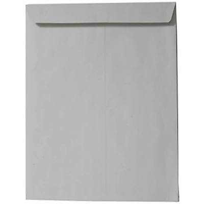 JAM Paper 9" x 12" Gray Kraft Open End Catalog Premium Envelopes, 100ct.