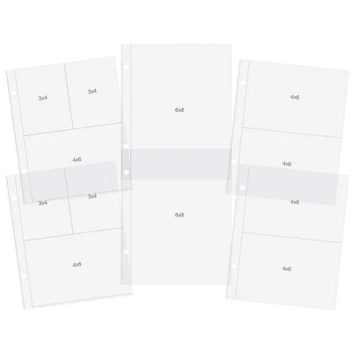 Simple Stories Sn@p!™ Variety Pack Pocket Pages for 6" x 8" Binders, 12ct.