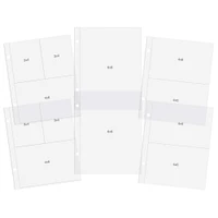 Simple Stories Sn@p!™ Variety Pack Pocket Pages for 6" x 8" Binders, 12ct.