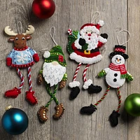Bucilla® Dangling Leg Friends Felt Ornaments Applique Kit