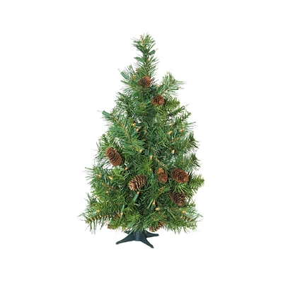 3ft. Pre-Lit Dakota Pine Artificial Christmas Tree, Clear Dura-Lit Lights