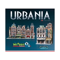 Urbania Collection - 4 3D Puzzles: Hotel, Cinema, Cafe, and Fire Station: 1165 Pcs