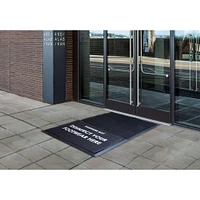 RugSmith Layered Rubber Sanitizer Doormat, Tray & Foam Insert, 36" x 60"