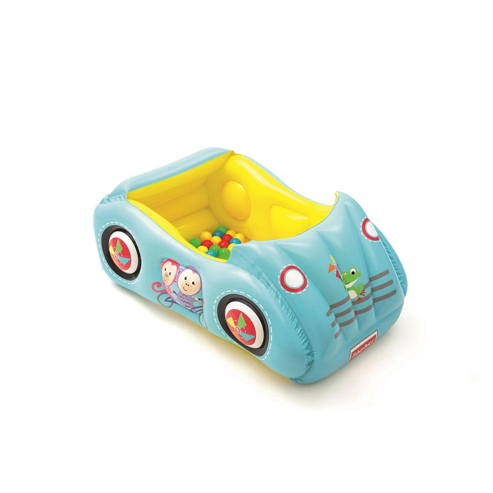 Bestway Fisher-Price Race Car Ball Pit, 47" x 31" x 20"