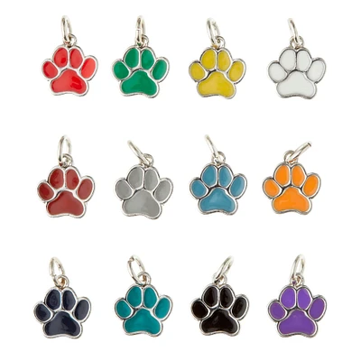 Charmalong™ Silver Paw Charms By Bead Landing™