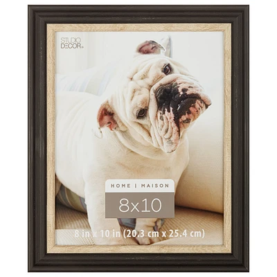 6 Pack: Black With Natural Wood 8" x 10" Picture Frame, Home by Studio Décor®