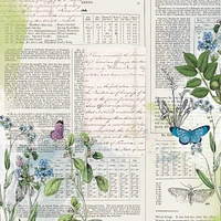 49 and Market Curators Botanical Collection Records 12" x 12" Double-Sided Cardstock, 20 Sheets