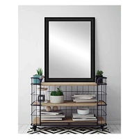 Timeless Frames® Jude Black 24" x 37" Framed Mirror