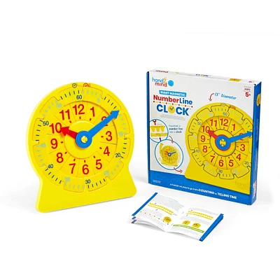 hand2mind® NumberLine Clock™ Magnetic Demonstration Clock