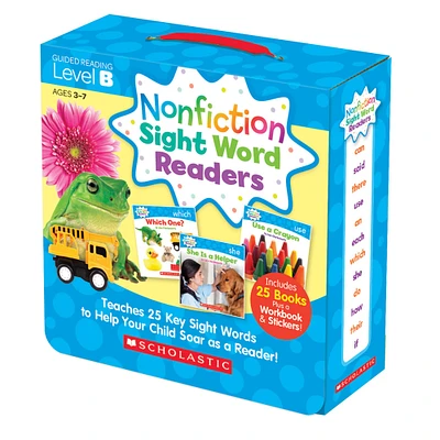 Scholastic® Level B 25 Book Nonfiction Sight Word Readers Set