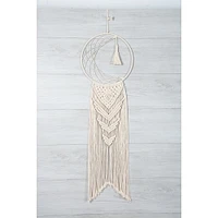 Solid Oak Make-ramé™ Moon Dreamcatcher Macramé Hanging Kit