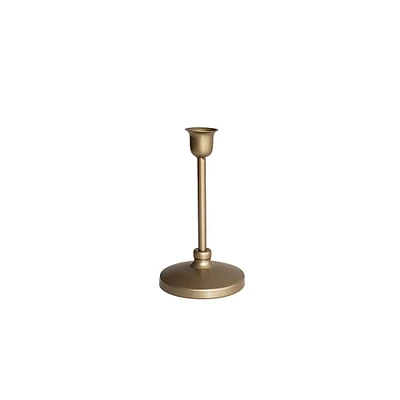 12 Pack: 6.3" Gold Metal Candle Holder by Ashland®