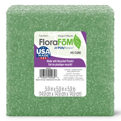 FloraCraft® FloraFōM® Foam Cube, 5.9"
