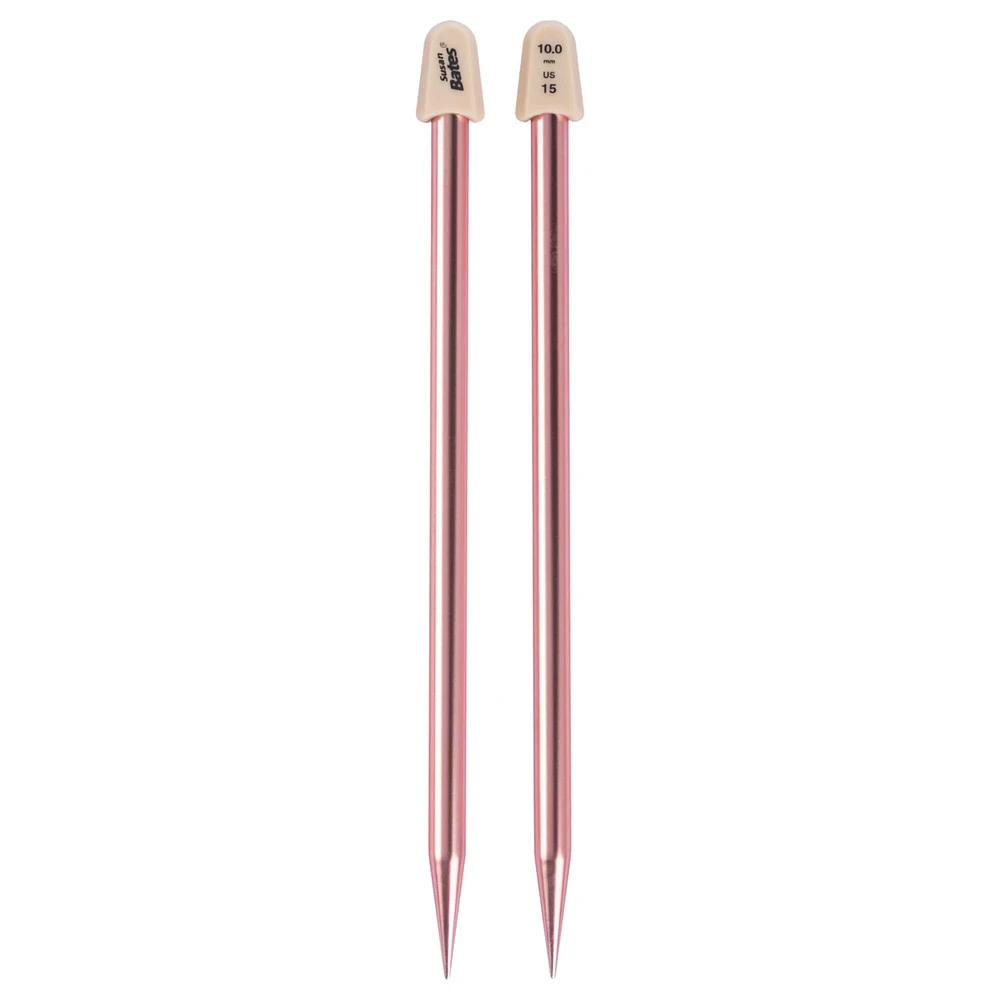 Susan Bates® 10" Silvalume Knitting Needles