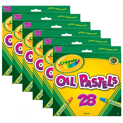 4 Packs: 6 Packs 28 ct. (672 total) Crayola® Oil Pastels