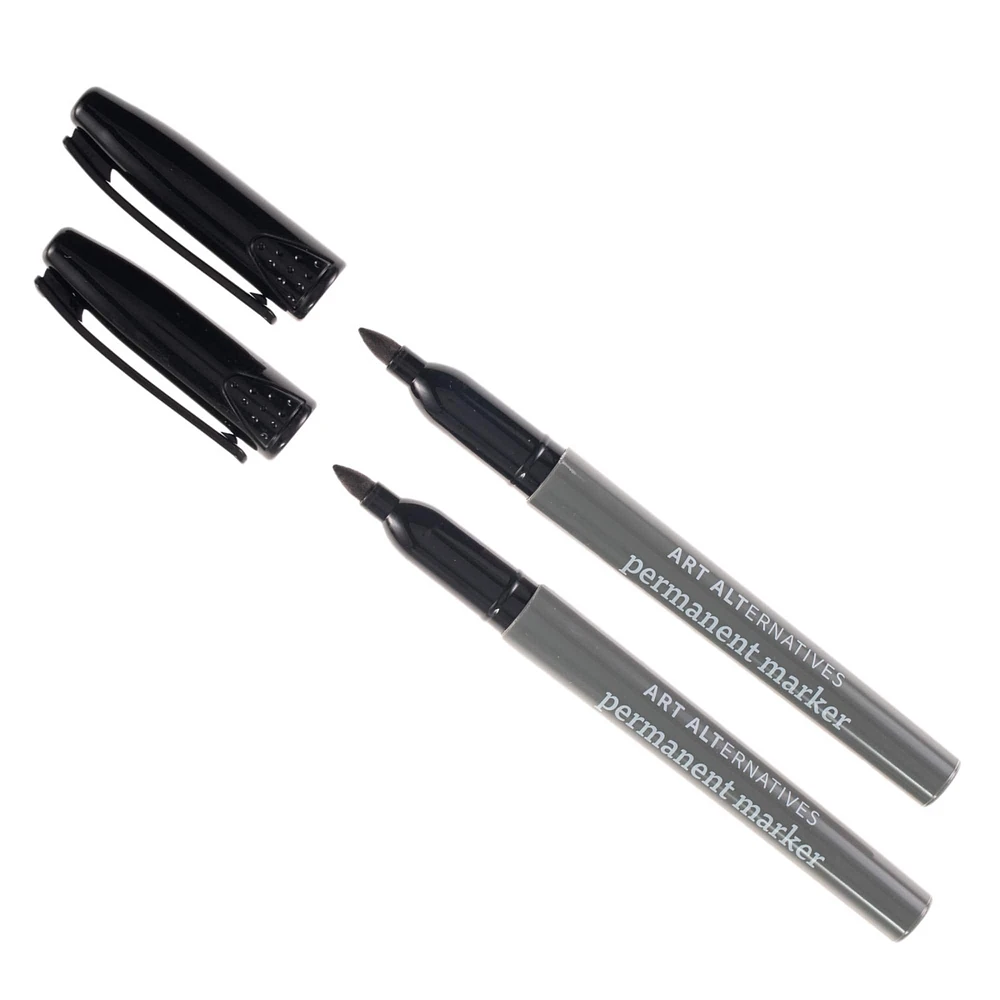 Art Alternatives Black Permanent Marker Set