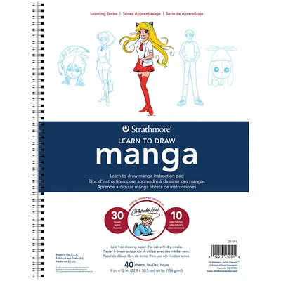 Strathmore® Learn to Draw Manga Instruction Pad