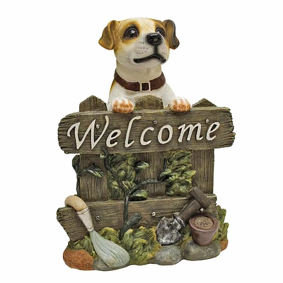 Design Toscano 11.5" Jack Russell Terrier Dog Welcome Statue