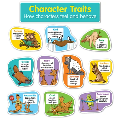 Scholastic® Teaching Resources Character Traits Bulletin Board Set, 26ct.