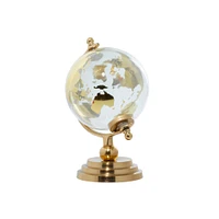 CosmoLiving by Cosmopolitan Gold Glass Traditional Globe