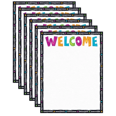 Trend Enterprises® Color Harmony™ Welcome Learning Chart, 6ct.