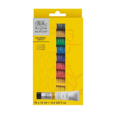 9 Packs: 10 ct. (90 total) Winsor & Newton™ Galeria Acrylic™ Set