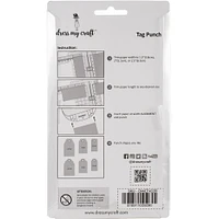 Dress My Craft® Rounded Tag Punch