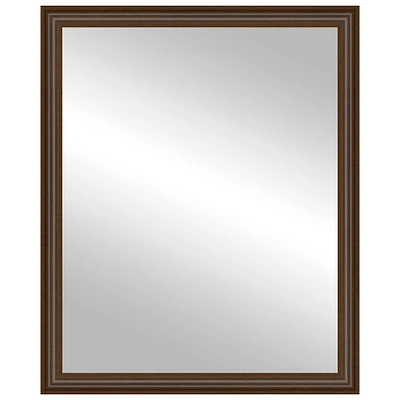 Timeless Frames® Wright Walnut 24" x 30" Framed Mirror