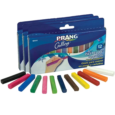 4 Packs: 3 Packs 12 ct. (144 total) Prang® Pastello® Paper Chalk