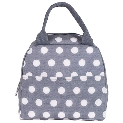 Steel Mill & Co.® Blue & White Dot Small Lunch Tote