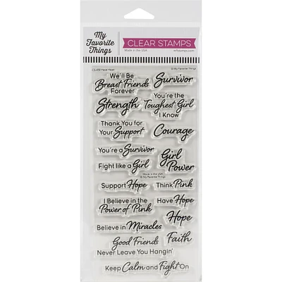 My Favorite Things® Clearly Sentimental Have Hope Stamps