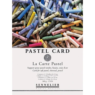 6 Pack: Sennelier La Carte Assorted Colors Pastel Pad, 9" x 12"