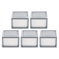 Iris® Gray Small Stacking Drawer, 5 Pack