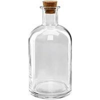 12 Pack: 5.6" Glass Bottle with Cork by Ashland®