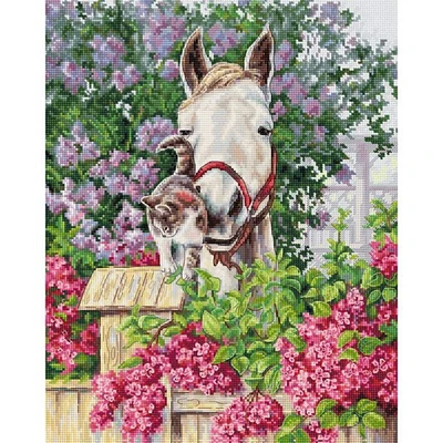 Luca-s Gentle Affection Counted Cross Stitch Kit