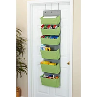 Household Essentials 4.7ft. 6-Pocket Over the Door Pocket Organizer