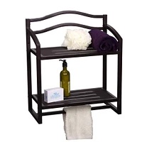 Household Essentials 20" Metal Wall Mounted Bathroom Storage Rack