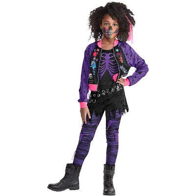 Punk Zombie Girl's Costume