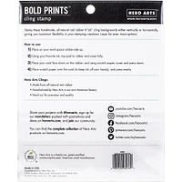 Hero Arts® Bold Prints™ Book Stacks Cling Stamp