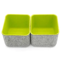 Welaxy Felt 2 Piece Storage Cubes